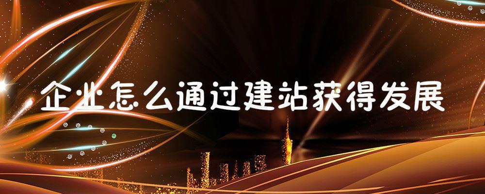 企業怎么通過建站獲得發展